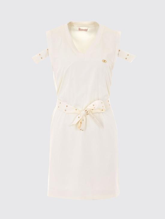 26SS 리우조 미디 원피스 TA6127TS922 10105 White - LIU JO