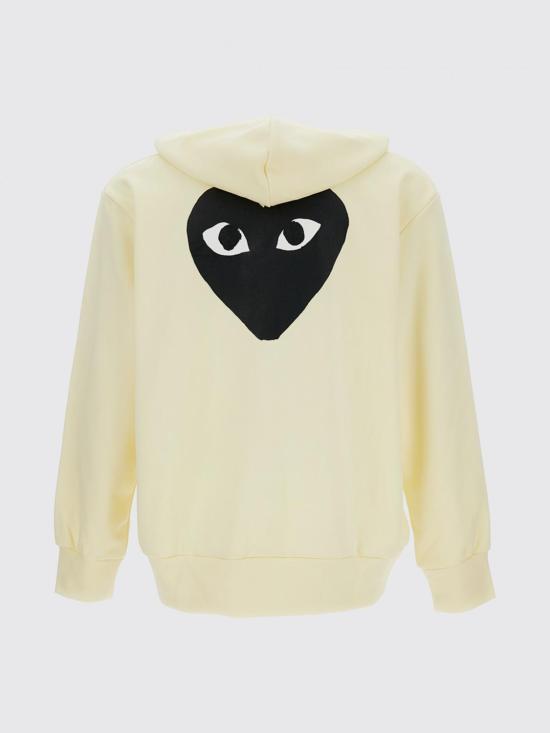 26SS 꼼데가르송 후드 티셔츠 AXT254 IVORY White - COMME DES GARCONS