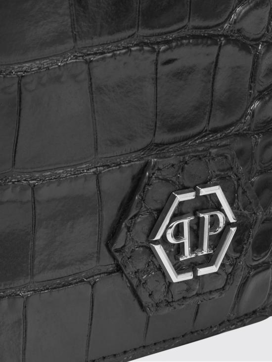 26SS 필립 플레인 남성지갑 FAEAMBC0051PLE010N 02 Black - PHILIPP PLEIN