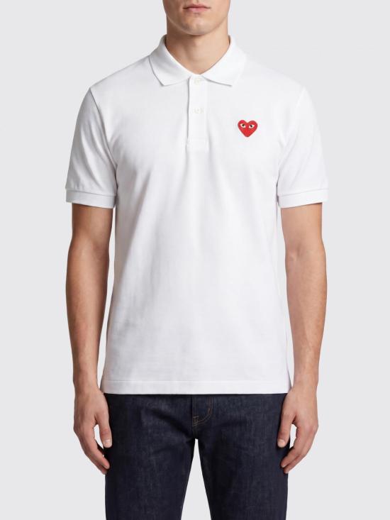 26SS 꼼데가르송 폴로 티셔츠 AXT006 White