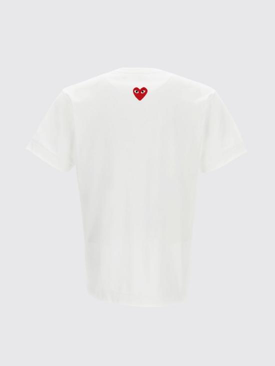 26SS 꼼데가르송 반팔 티셔츠 AXT340 White - COMME DES GARCONS