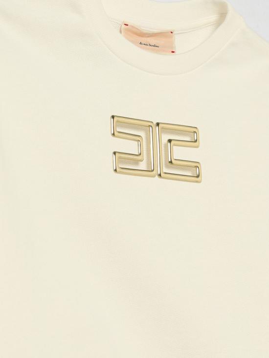 26SS [키즈] 엘리자베타프랜치 풀오버 EFFE171FF002 0045 White - ELISABETTA FRANCHI