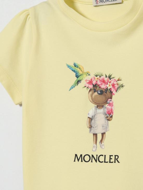 26SS [키즈] 몽클레어 티셔츠 8C0001189AUM 102 White - MONCLER