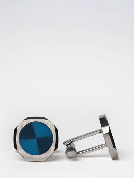 26SS D1밀라노 커프스 링크/타이 홀더 D1JWCLSU03 BLUE SILVER CUFFLINKS Blue