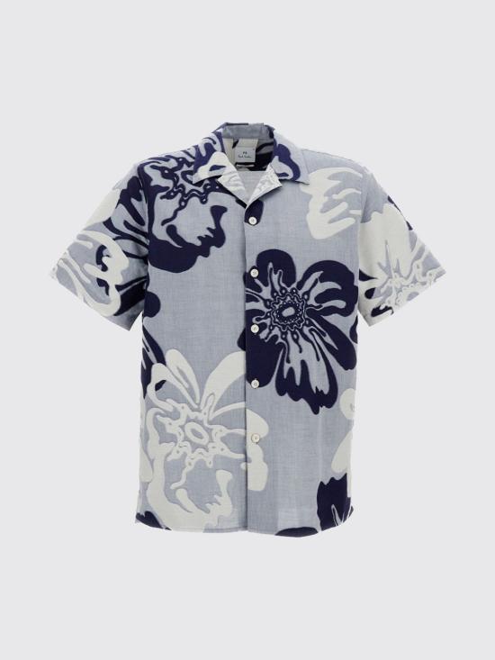 26SS PS 바이 폴스미스 반팔 셔츠 M2R695UV22647 40 Blue - PS BY PAUL SMITH