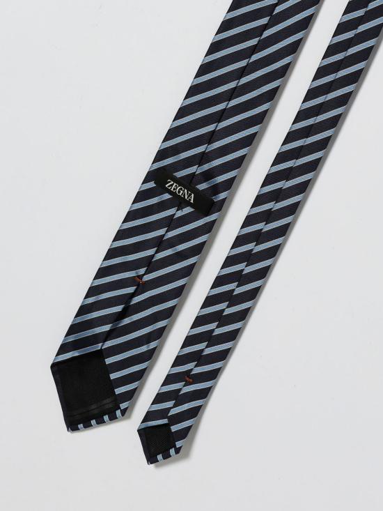 26SS 에르메네질도제냐 넥타이 1P8Z3D04TA3 BL1 Navy - ERMENEGILDO ZEGNA