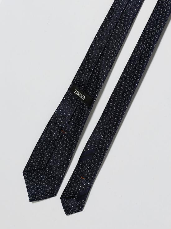 26SS 에르메네질도제냐 넥타이 1PBZ3C44TA3 BL1 Navy - ERMENEGILDO ZEGNA