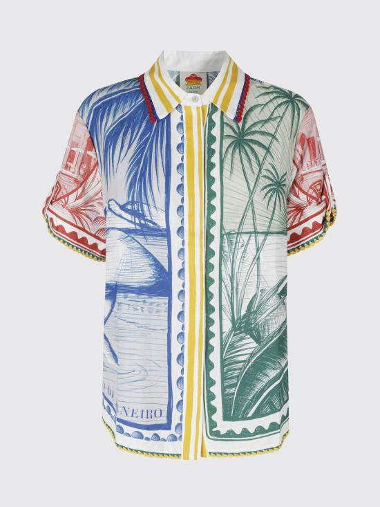 26SS 팜 리오 셔츠 348973 BRASIL VINTAGE OFF White - FARM RIO