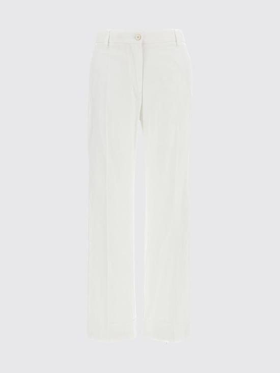 26SS 알베르토비아니 스트레이트 팬츠 CC835 CO030210 White - ALBERTO BIANI