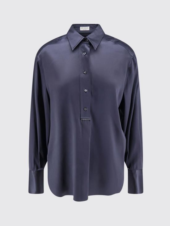 26SS 브루넬로 쿠치넬리 셔츠 M0C59MQ605 C8901 Blue - BRUNELLO CUCINELLI