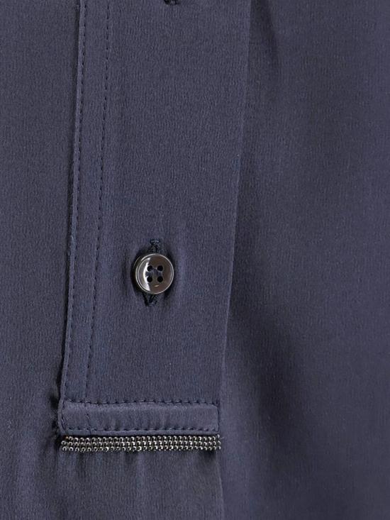 26SS 브루넬로 쿠치넬리 셔츠 M0C59MQ605 C8901 Blue - BRUNELLO CUCINELLI