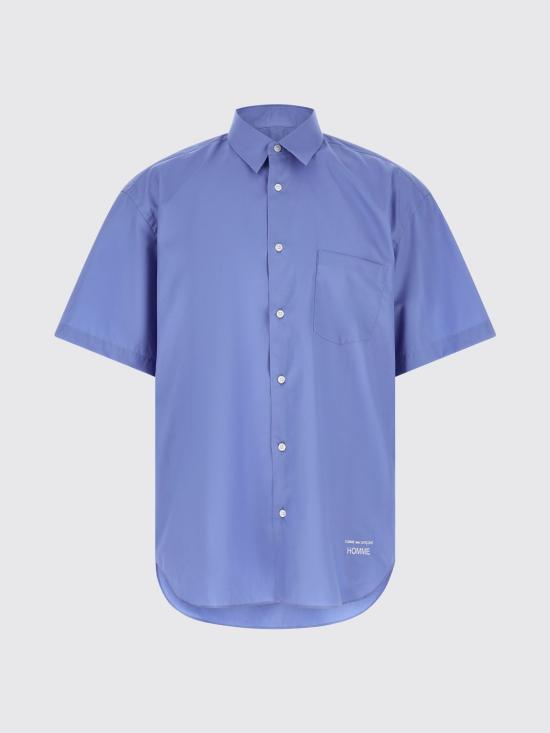 26SS 꼼데가르송 반팔 셔츠 HQB103 2 Blue - COMME DES GARCONS