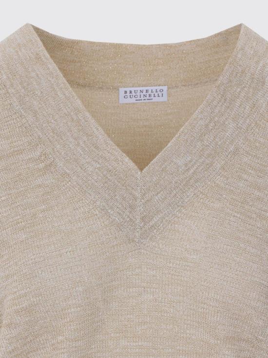 26SS 브루넬로 쿠치넬리 스웨터 M8Q257102 C6894 Beige - BRUNELLO CUCINELLI