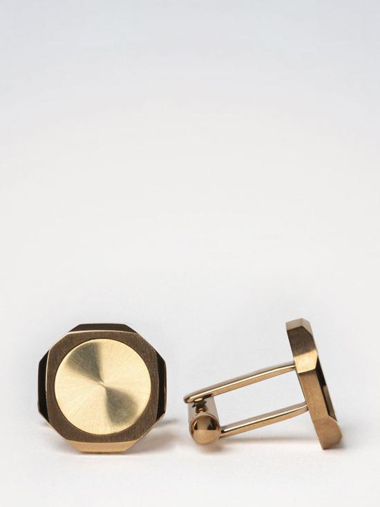 26SS D1밀라노 커프스 링크/타이 홀더 D1JWCLSU04 GOLD CUFFLINKS Gold