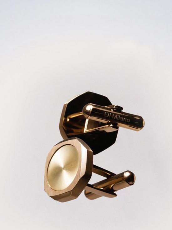 26SS D1밀라노 커프스 링크/타이 홀더 D1JWCLSU04 GOLD CUFFLINKS Gold - D1 MILANO
