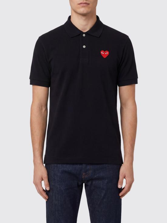 26SS 꼼데가르송 폴로 티셔츠 AXT006 Black