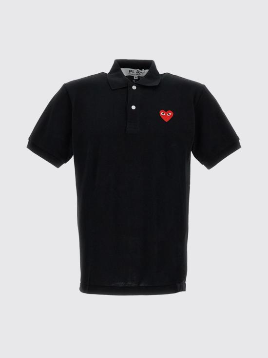 26SS 꼼데가르송 폴로 티셔츠 AXT006 Black - COMME DES GARCONS