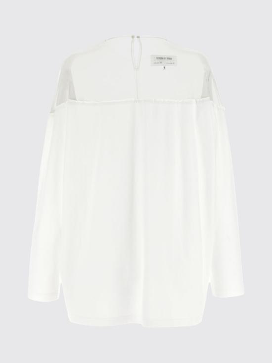 26SS MM6 메종마르지엘라 긴팔 티셔츠 S62GD0213M20108 101 White - MM6 MAISON MARGIELA