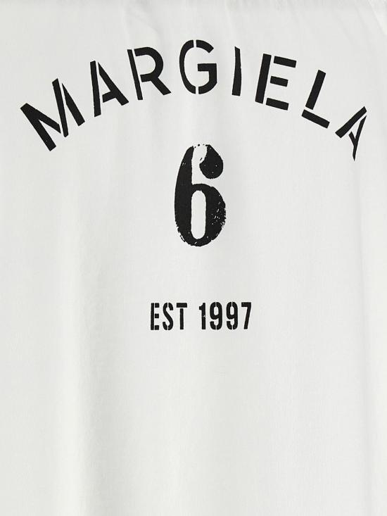 26SS MM6 메종마르지엘라 긴팔 티셔츠 S62GD0213M20108 101 White - MM6 MAISON MARGIELA