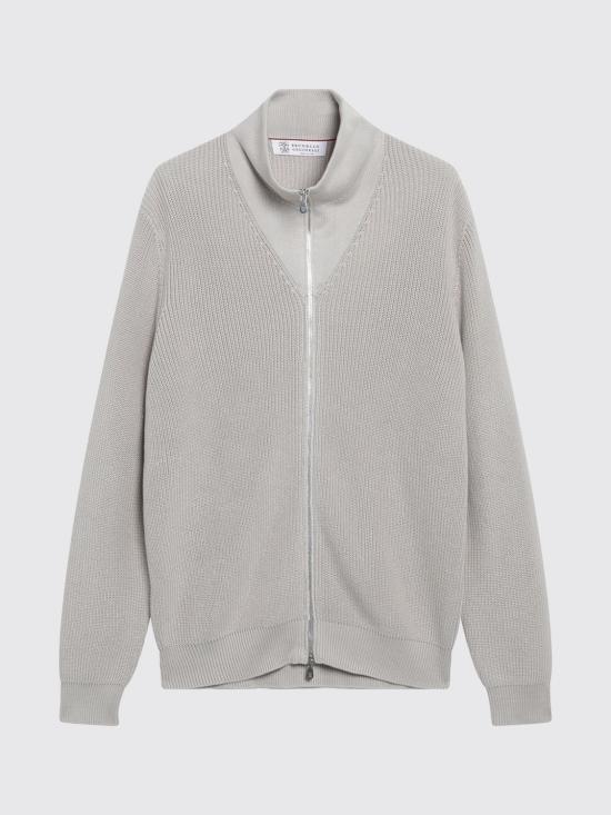 26SS 브루넬로 쿠치넬리 집업 니트 M2873356C C7944 Rope - BRUNELLO CUCINELLI