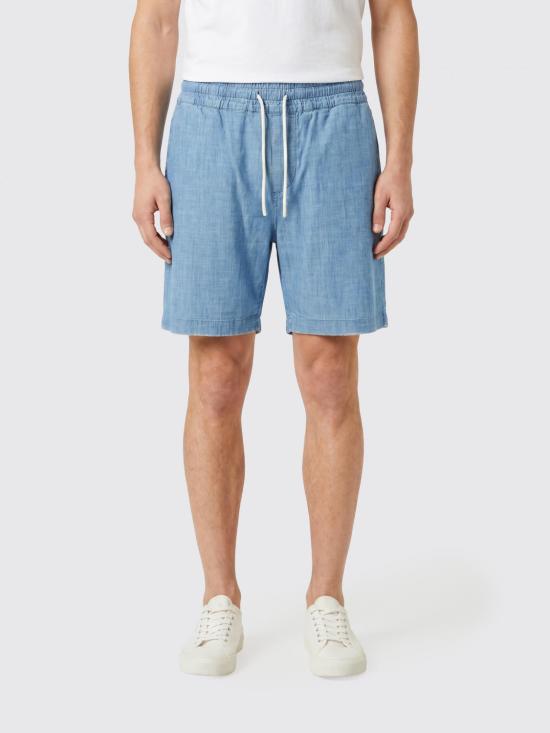 26SS 포르투기스플란넬 숏팬츠 CHAMBRAYSHORTS UNICA Gnawed Blue