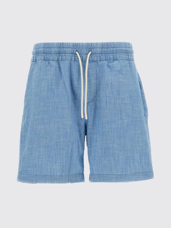 26SS 포르투기스플란넬 숏팬츠 CHAMBRAYSHORTS UNICA Gnawed Blue - PORTUGUESE FLANNEL