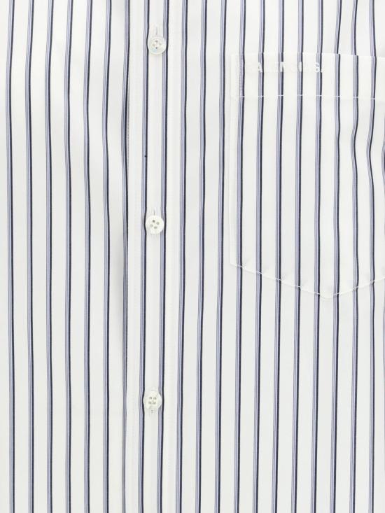26SS 발렌시아가 턱드 슬리브 셔츠 857833TTM33 9086 White - BALENCIAGA