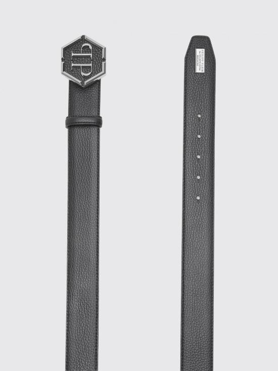 26SS 필립 플레인 레귤러 벨트 AAAAWVA0360PLE010N 02 Black - PHILIPP PLEIN