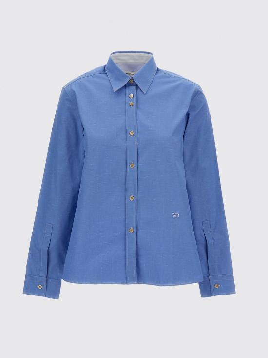 26SS 웨일즈보너 셔츠 WS26SH04 CO02400 Gnawed Blue - WALES BONNER