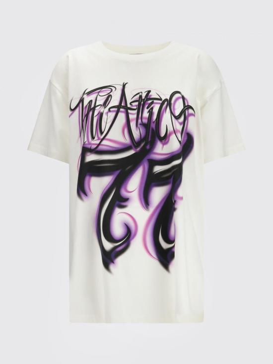 26SS 디 아티코 반팔 티셔츠 260WCT00353JJJ025GR 445 White - THE ATTICO