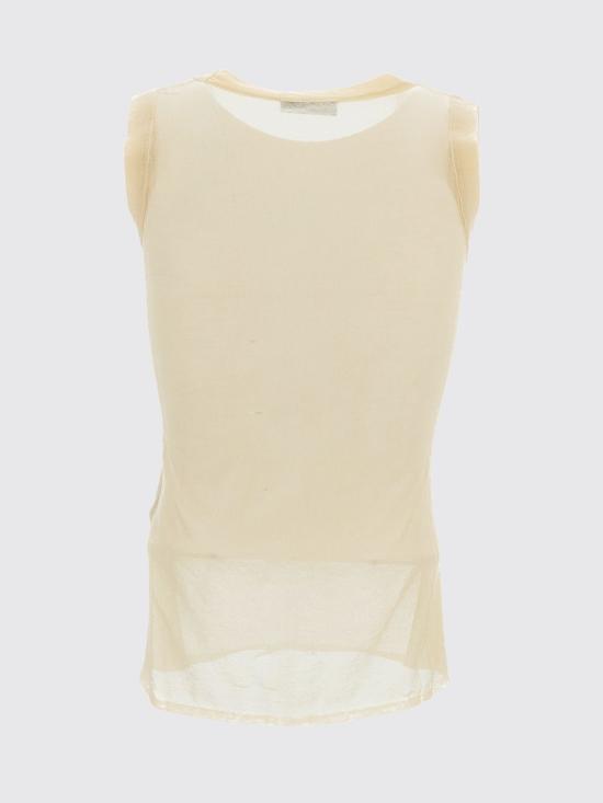 26SS 두라찌 민소매 티셔츠 SS26K01 FL0056GR03 Beige - DURAZZI