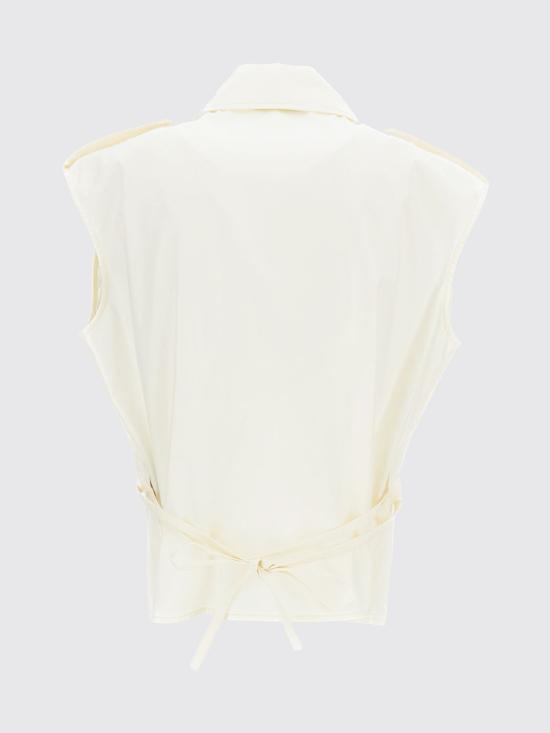 26SS 두라찌 민소매 티셔츠 SS26T04 TT0079I001 Beige - DURAZZI