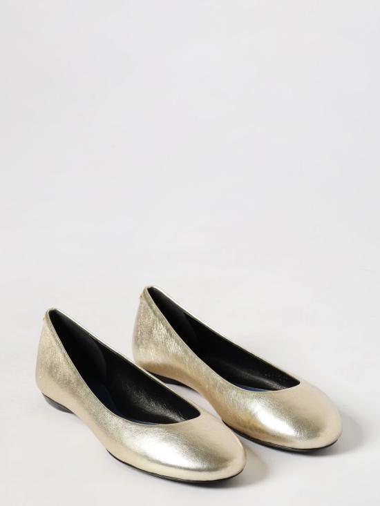 26SS 랑방 플랫 슈즈 FWBAGA0HMETAH25 M1 Gold - LANVIN