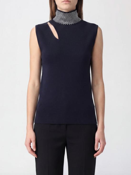26SS 리우조 민소매 티셔츠 WA6221MS55N 22222 Black