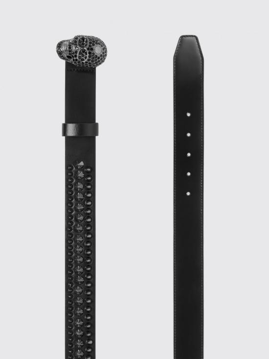 26SS 필립 플레인 레귤러 벨트 FADAWAL0002PLE010N 0270 Black - PHILIPP PLEIN
