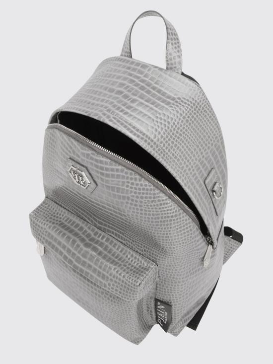 26SS 필립 플레인 백팩 SAFAMBA1497PLE010N 10 Grey - PHILIPP PLEIN