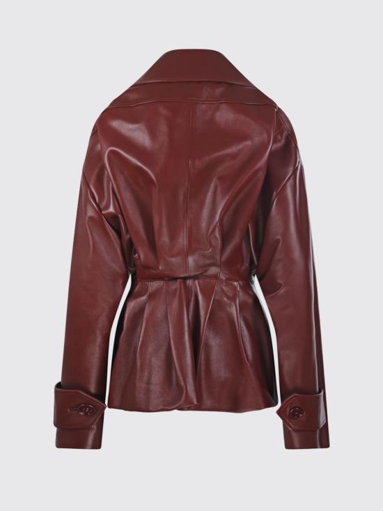 26SS 발렌시아가 가죽 자켓 871975TUS11 6500 Red - BALENCIAGA