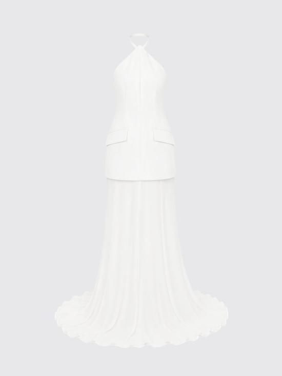 26SS 스포트막스 롱 원피스 2612231012600 004 Milk - SPORTMAX