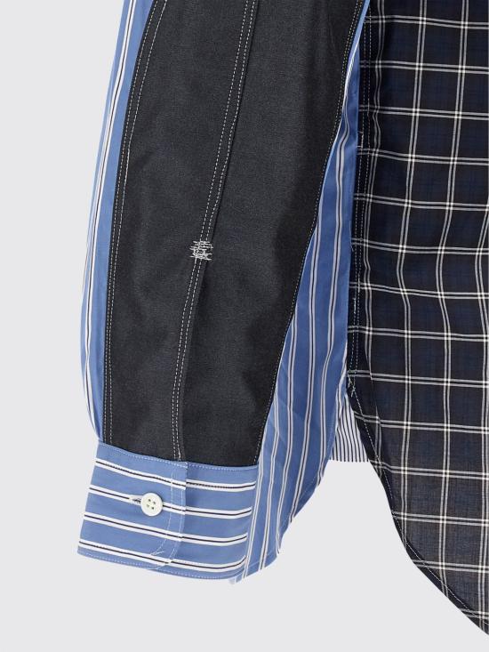 26SS 와타나베 준야 긴팔 셔츠 WQB023 1 Blue - JUNYA WATANABE