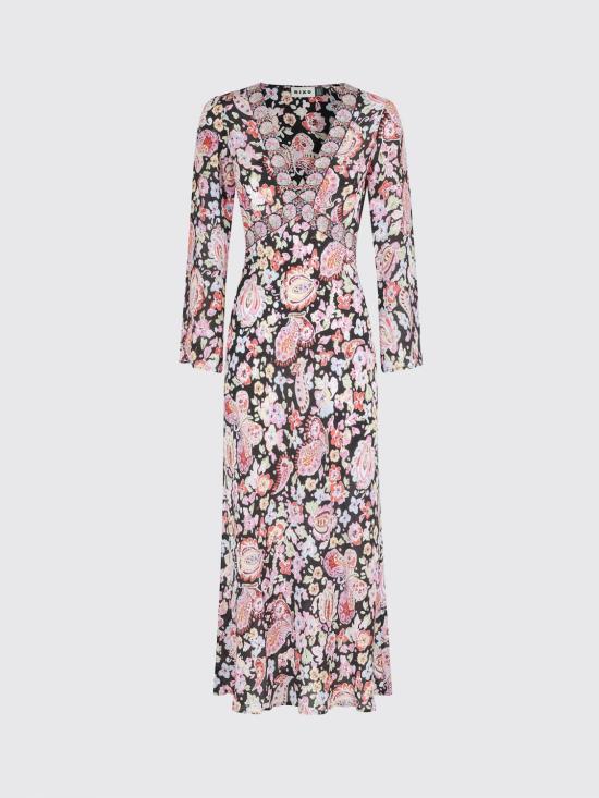 26SS 릭소 롱 원피스 0100052222608019 CARA FLORAL Black - RIXO