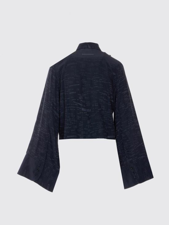 26SS MM6 메종마르지엘라 자카드 컨버터블 셔츠 S52DT0044M35737 002J Grey - MM6 MAISON MARGIELA