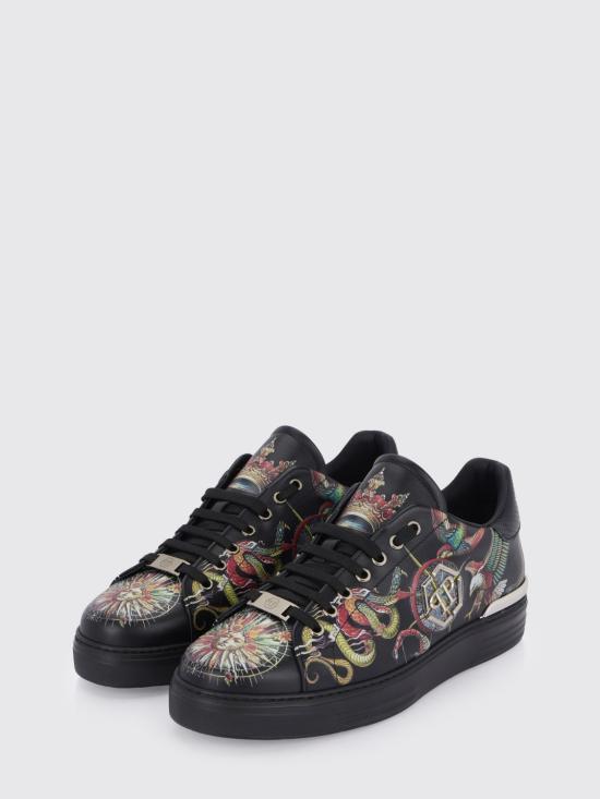 26SS 필립 플레인 스니커즈 SAFSUSC0902PLE005N 02 Black - PHILIPP PLEIN