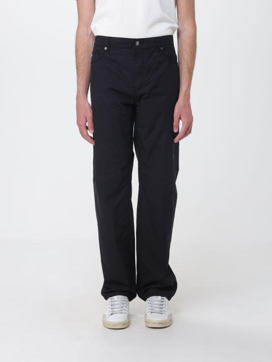26SS 엠포리오 아르마니 스트레이트 팬츠 EM000763AF25633 UC001 Black
