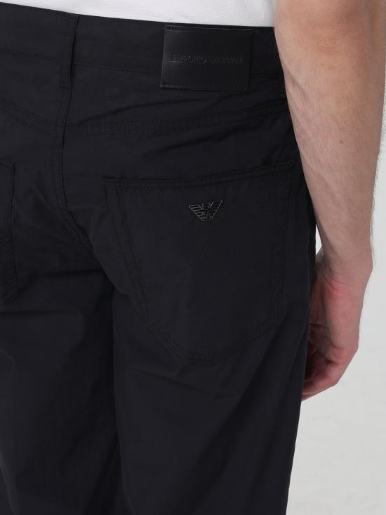 26SS 엠포리오 아르마니 스트레이트 팬츠 EM000763AF25633 UC001 Black - EMPORIO ARMANI