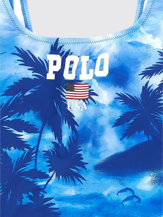26SS 폴로 랄프로렌 원피스 수영복 21609410 SCENIC Blue - POLO RALPH LAUREN