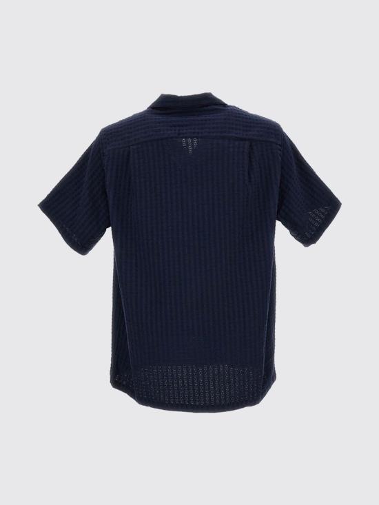 26SS 포르투기스플란넬 반팔 셔츠 MONDEGO Navy - PORTUGUESE FLANNEL
