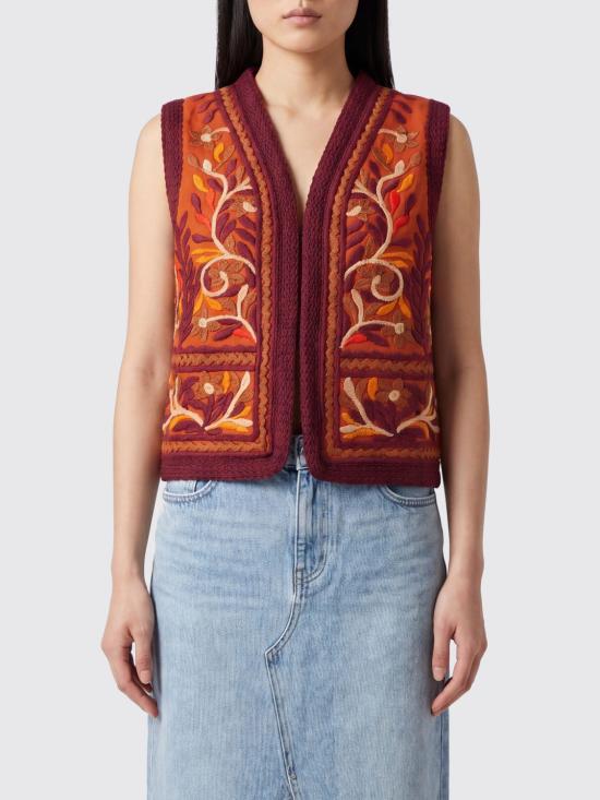 26SS 안틱 바틱 베스트 SUNA1GIL RUST Red