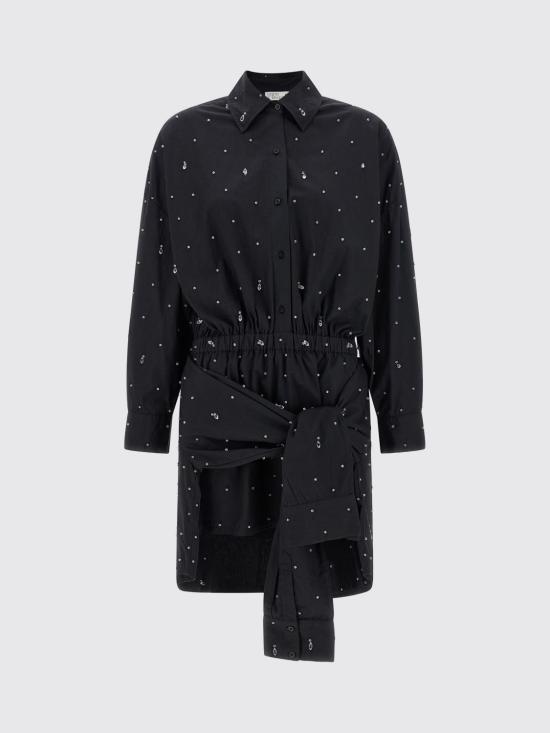 26SS 쥬세페 디 모라비토 미디 원피스 06PSDR915R16406 99 Black - GIUSEPPE DI MORABITO