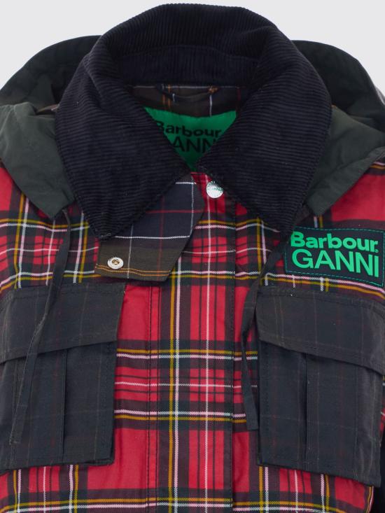 26SS 바버 X 가니 자켓 LWX1524 TN11 Black - BARBOUR X GANNI
