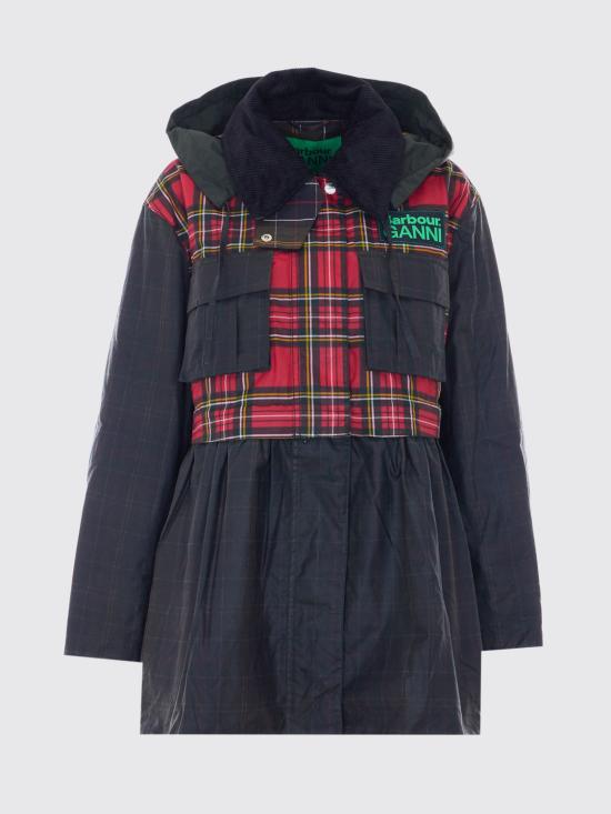 26SS 바버 X 가니 자켓 LWX1524 TN11 Black - BARBOUR X GANNI